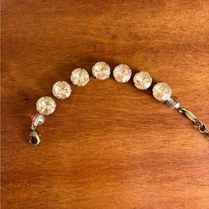 Sabika Crystal Bracelet - Champagne Sparkle